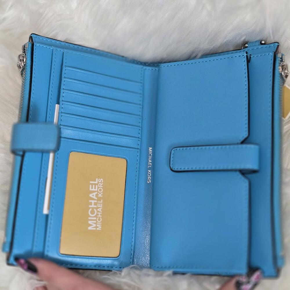 Michael Kors Blue Wristlet - Picture 4 of 4